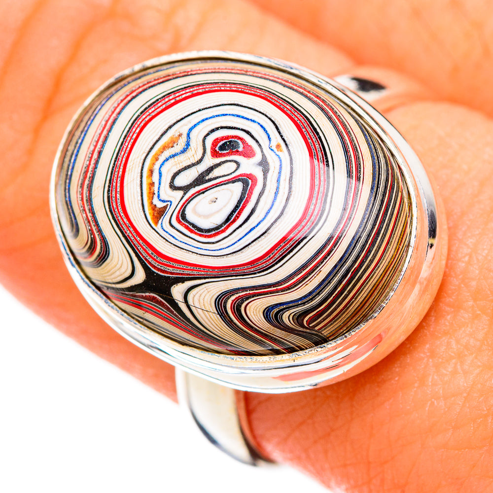 Fordite Rings handcrafted by Anasilvercos - RING126436