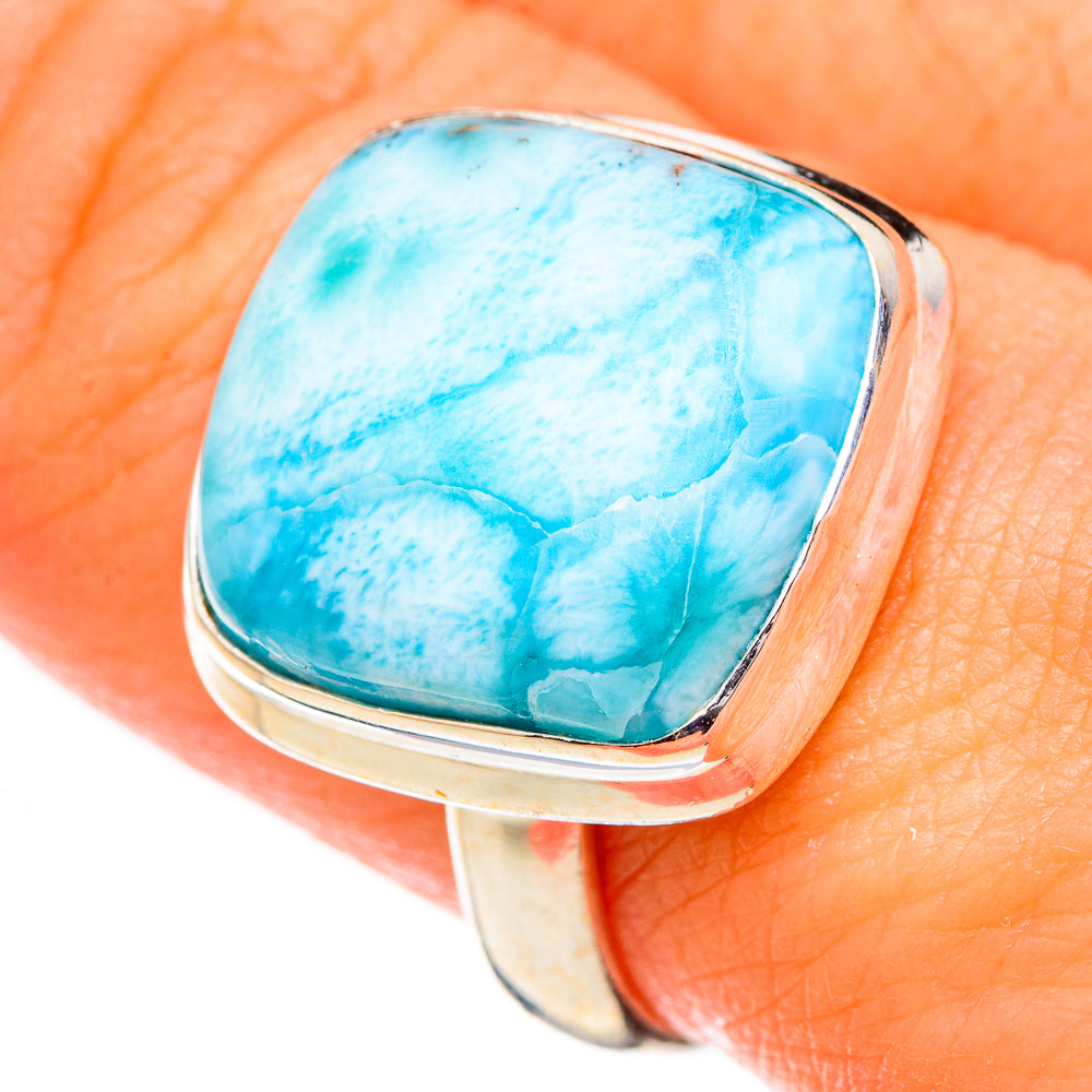 Larimar Rings handcrafted by Anasilvercos - RING126443