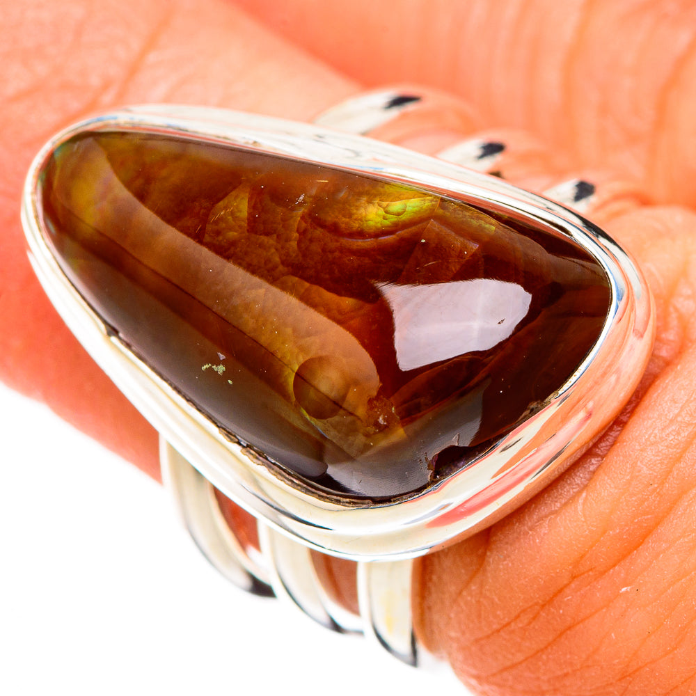 Mexican Fire Agate Rings handcrafted by Anasilvercos - RING126452