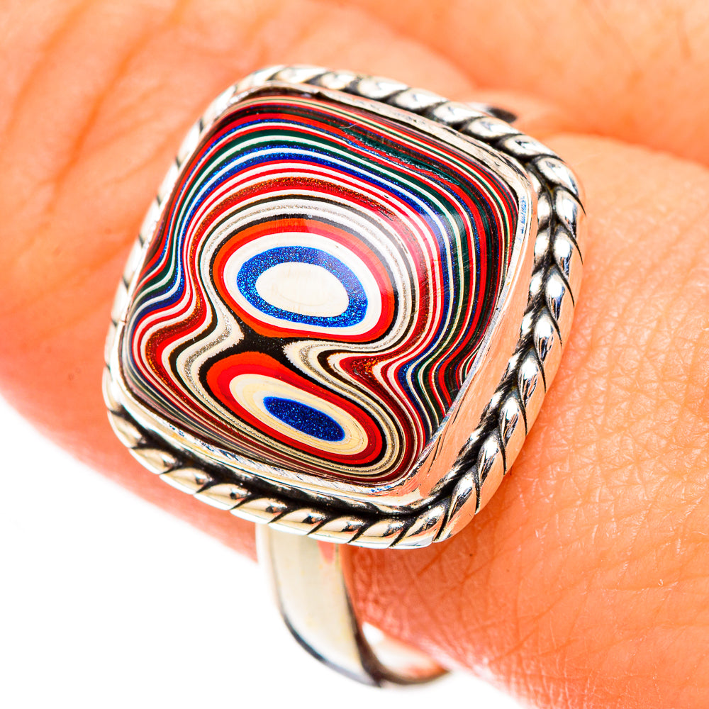 Fordite Rings handcrafted by Anasilvercos - RING126458