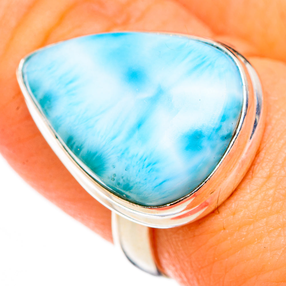 Larimar Rings handcrafted by Anasilvercos - RING126469