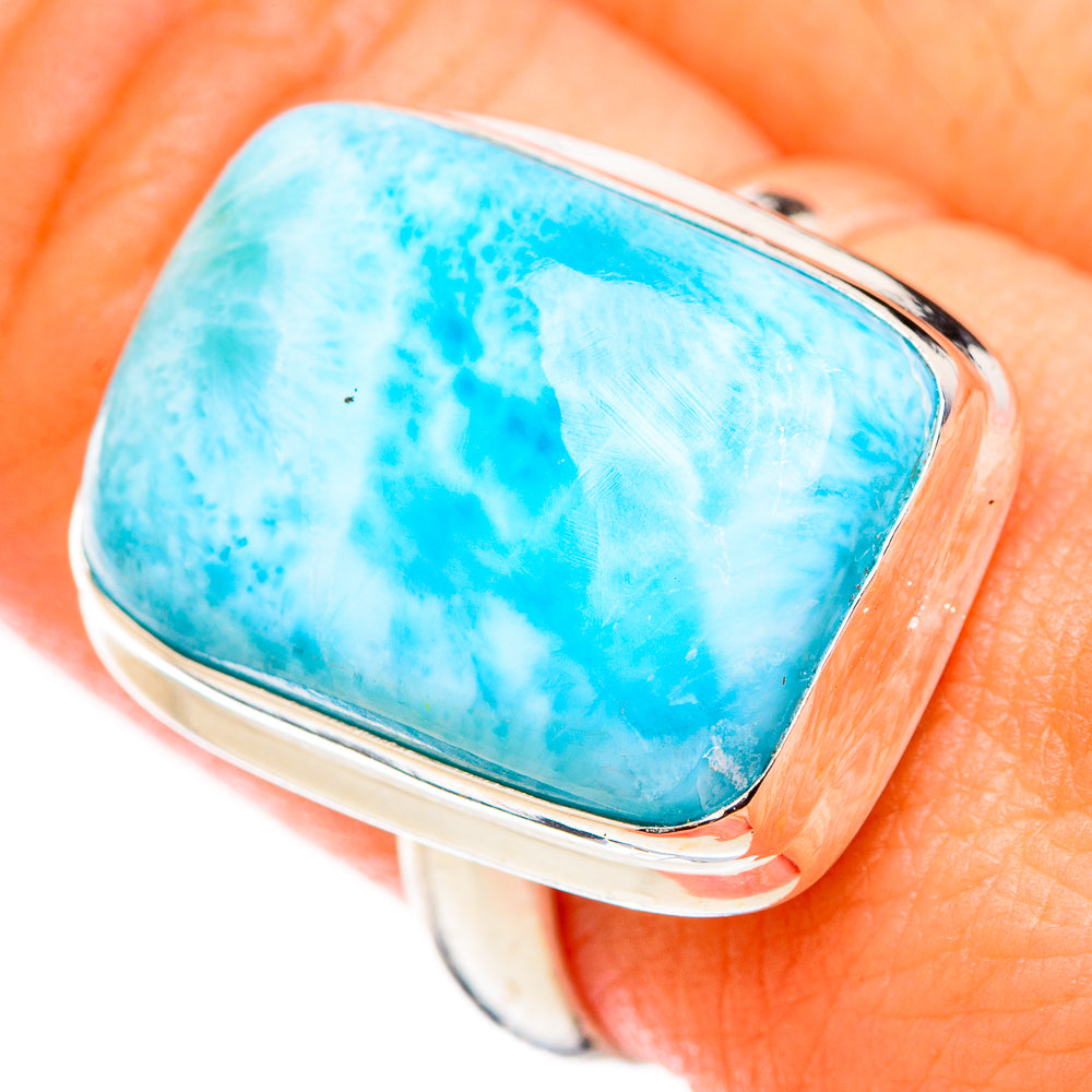 Larimar Rings handcrafted by Anasilvercos - RING126507
