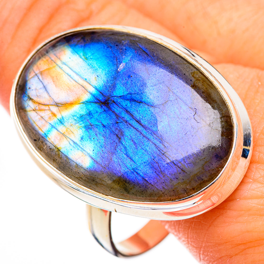 Labradorite Rings handcrafted by Anasilvercos - RING126588