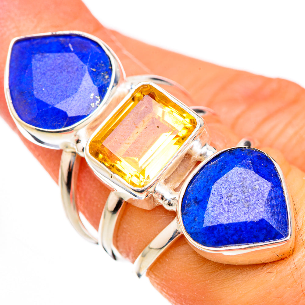 Lapis Lazuli Rings handcrafted by Anasilvercos - RING126628