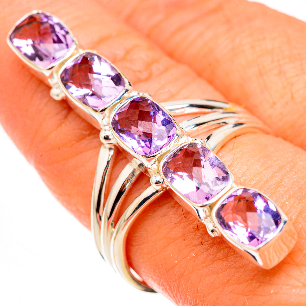 Amethyst Rings handcrafted by Anasilvercos - RING126637