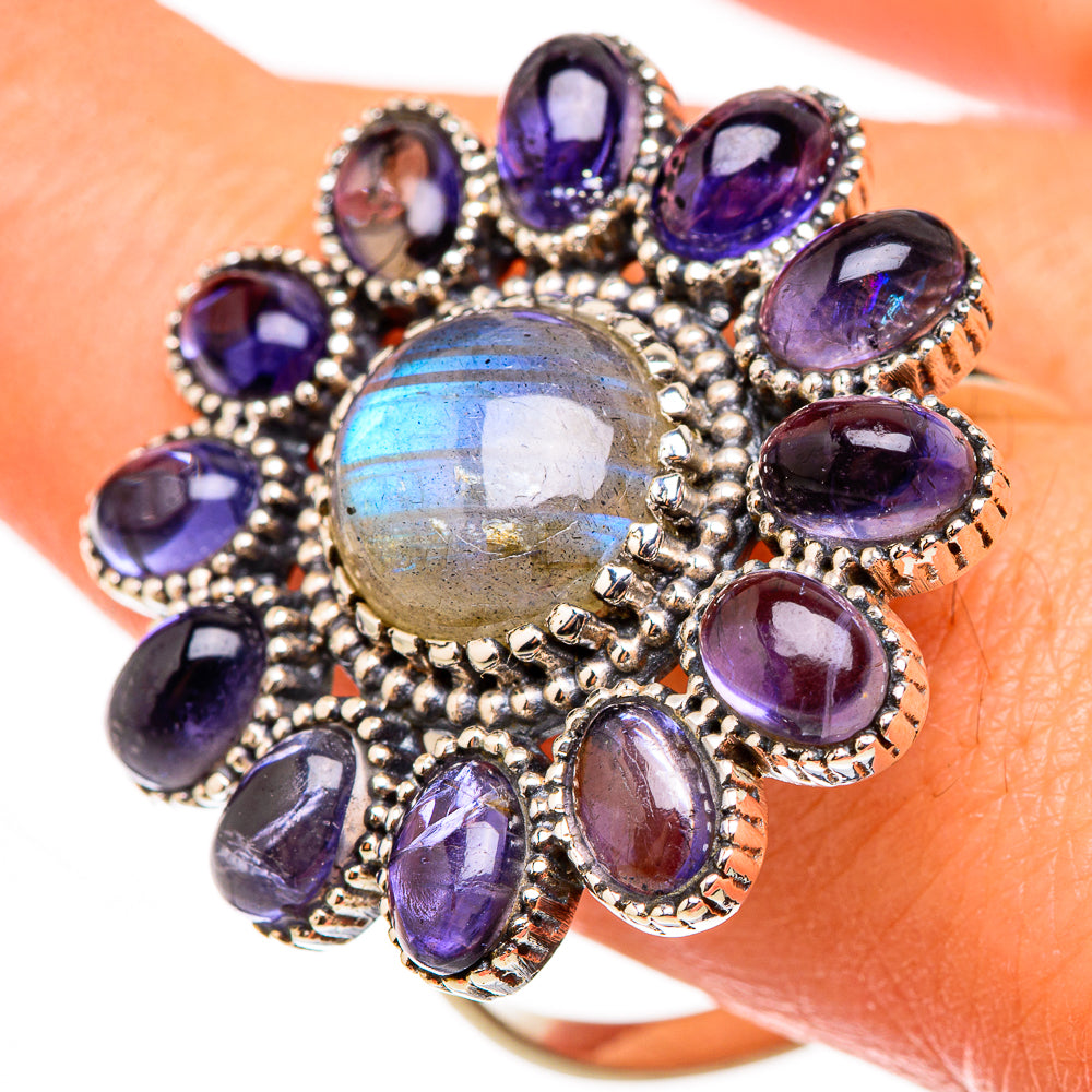 Labradorite Rings handcrafted by Anasilvercos - RING126646