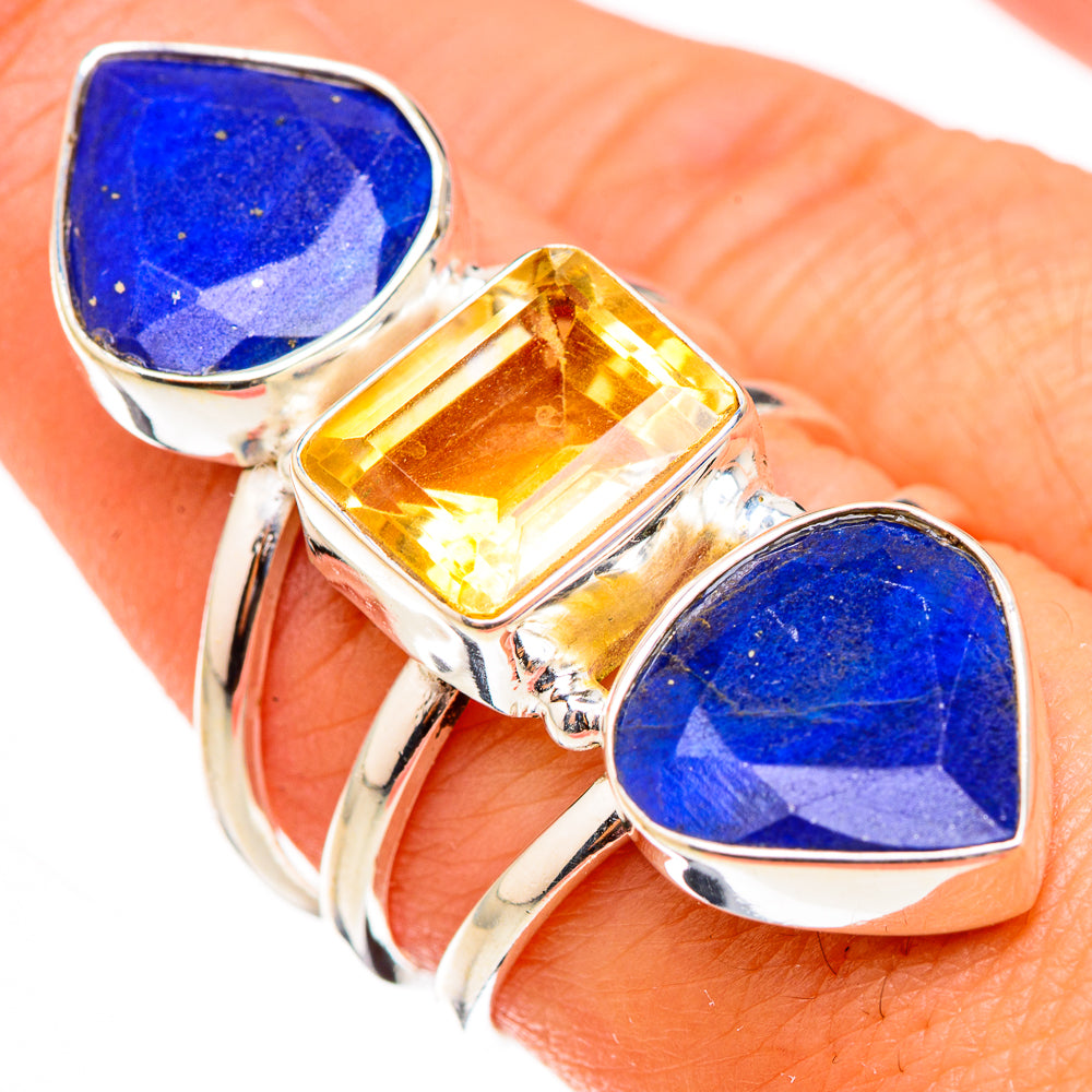 Lapis Lazuli Rings handcrafted by Anasilvercos - RING126652