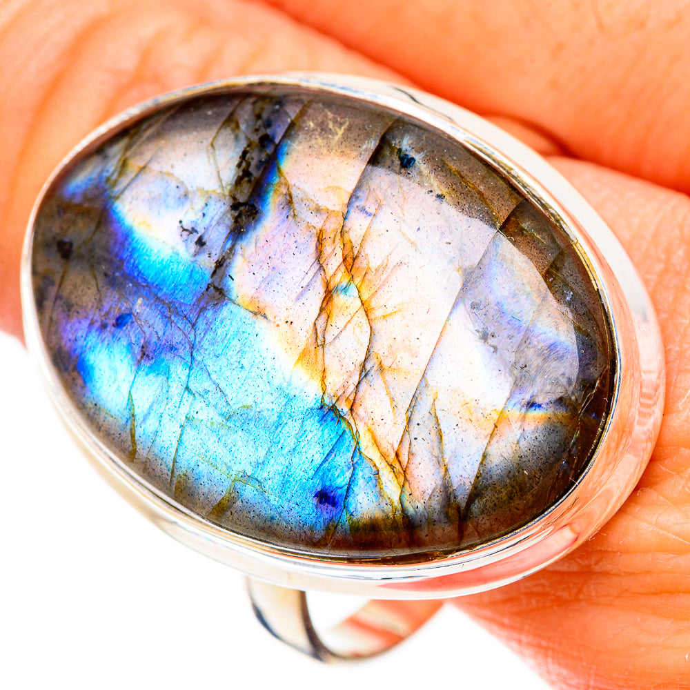 Labradorite Rings handcrafted by Anasilvercos - RING126674