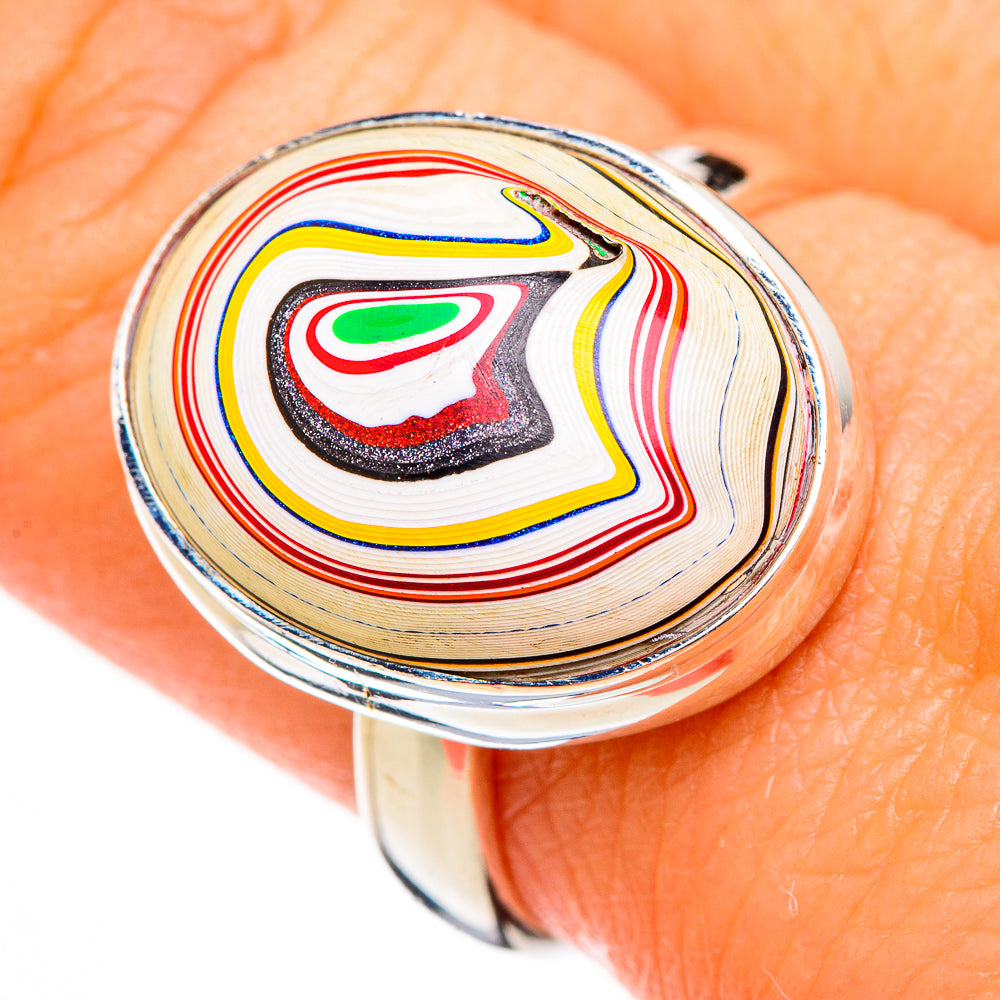 Fordite Rings handcrafted by Anasilvercos - RING126703