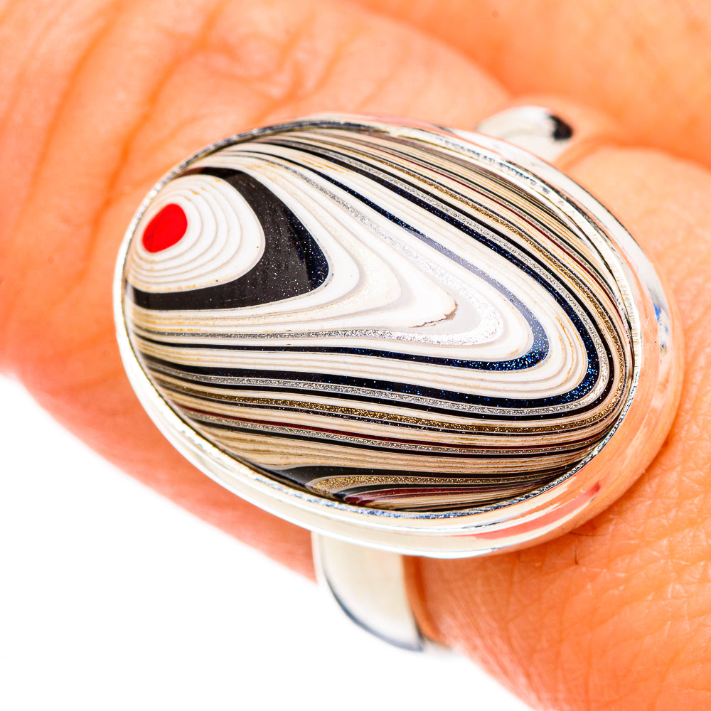 Fordite Rings handcrafted by Anasilvercos - RING126719