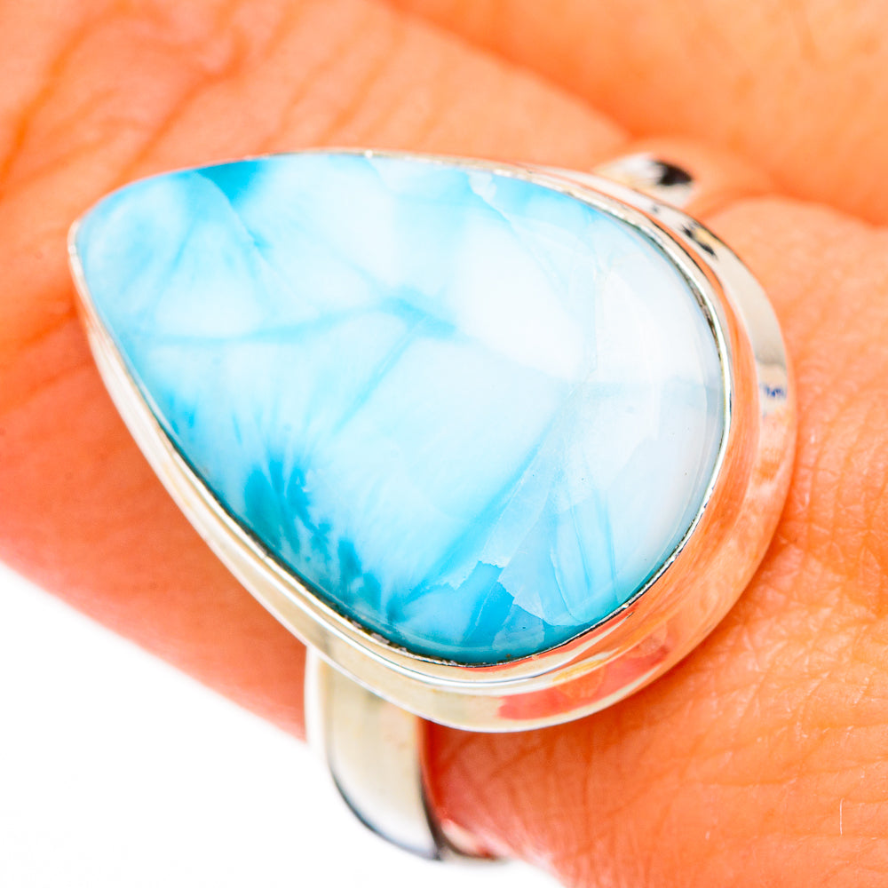 Larimar Rings handcrafted by Anasilvercos - RING126725