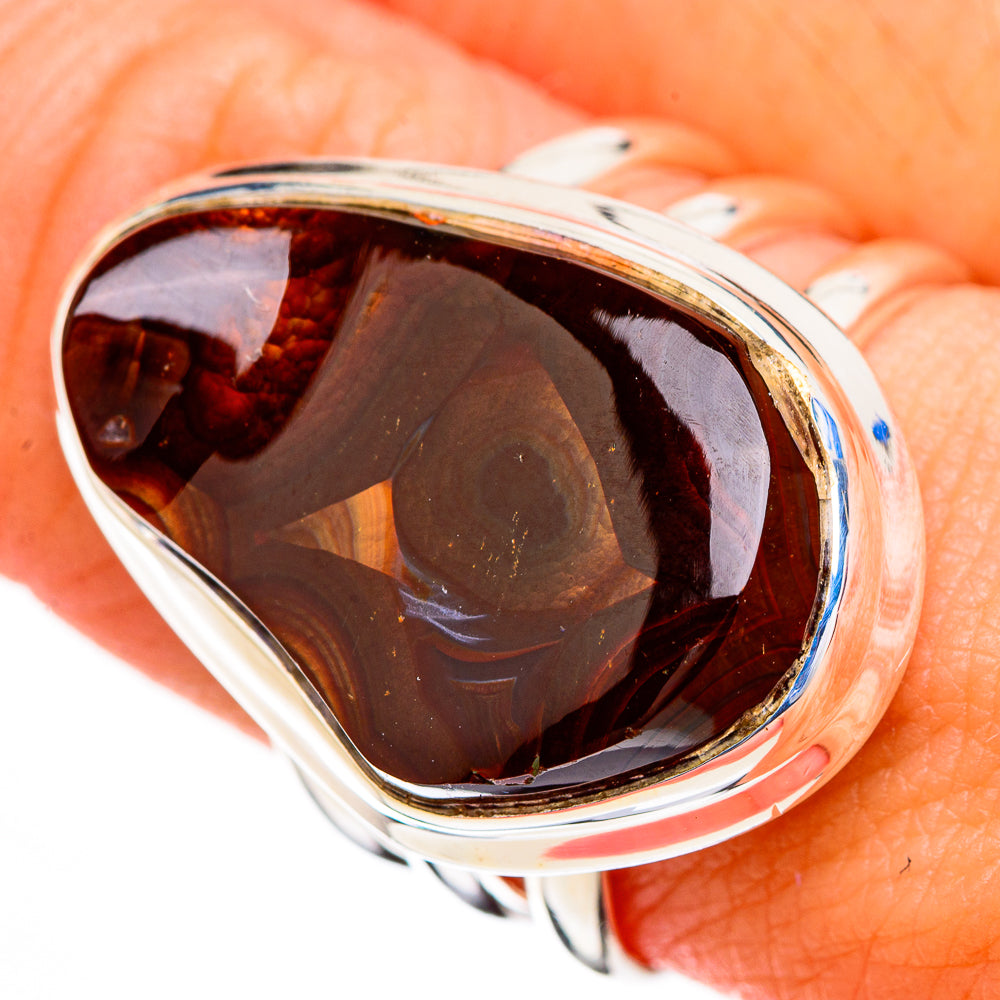 Mexican Fire Agate Rings handcrafted by Anasilvercos - RING126730