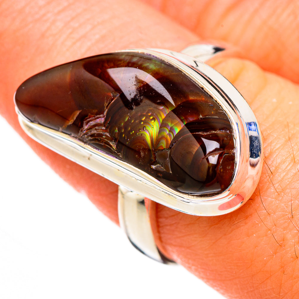 Mexican Fire Agate Rings handcrafted by Anasilvercos - RING126731