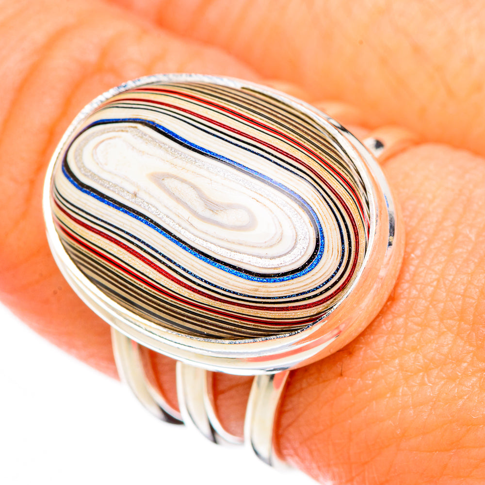 Fordite Rings handcrafted by Anasilvercos - RING126755