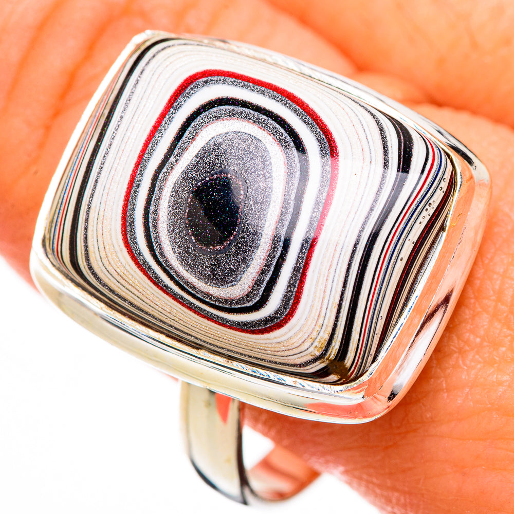 Fordite Rings handcrafted by Anasilvercos - RING126757