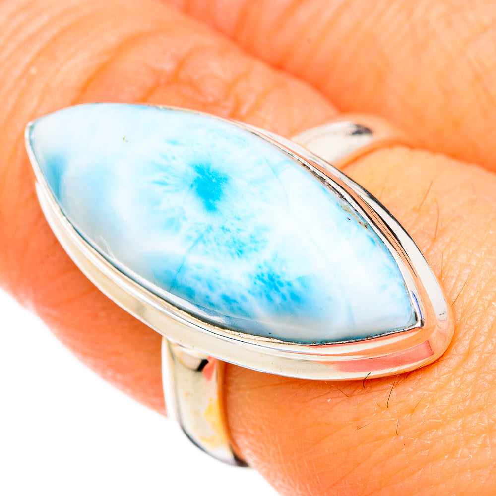 Larimar Rings handcrafted by Anasilvercos - RING126762