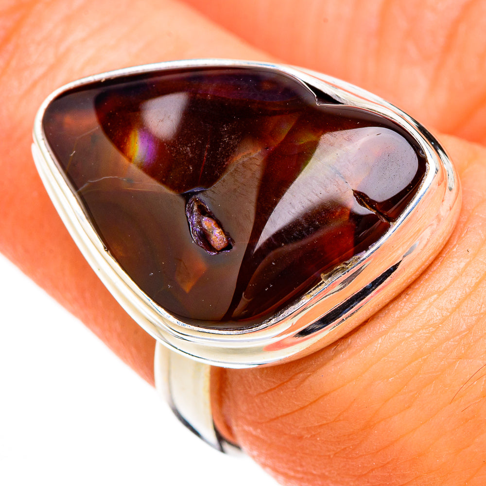 Mexican Fire Agate Rings handcrafted by Anasilvercos - RING126766