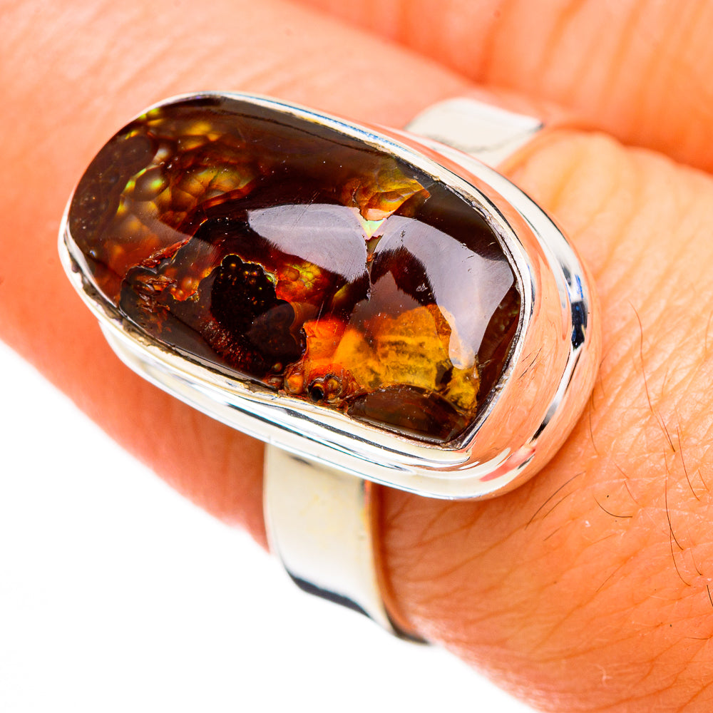 Mexican Fire Agate Rings handcrafted by Anasilvercos - RING126781
