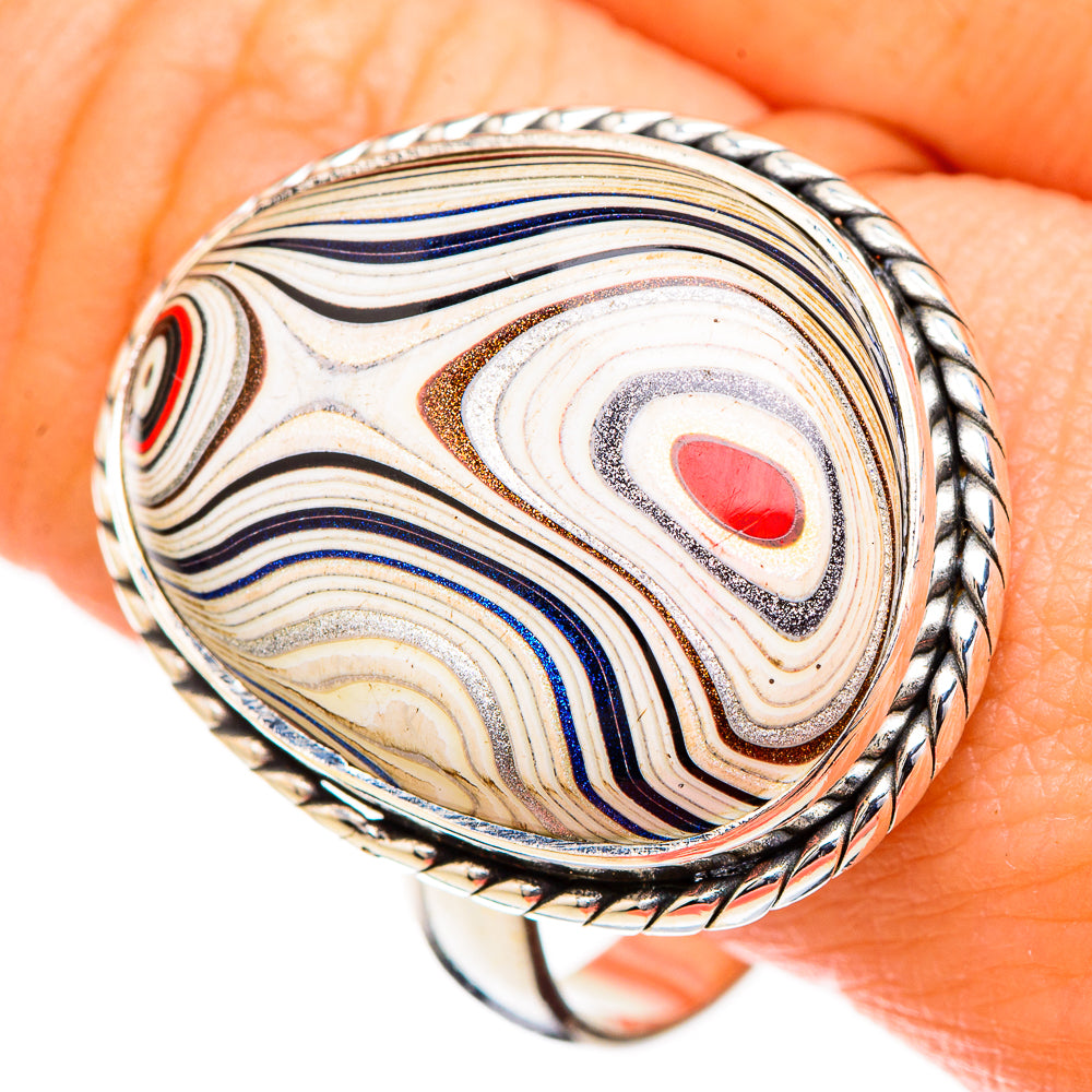 Fordite Rings handcrafted by Anasilvercos - RING126802
