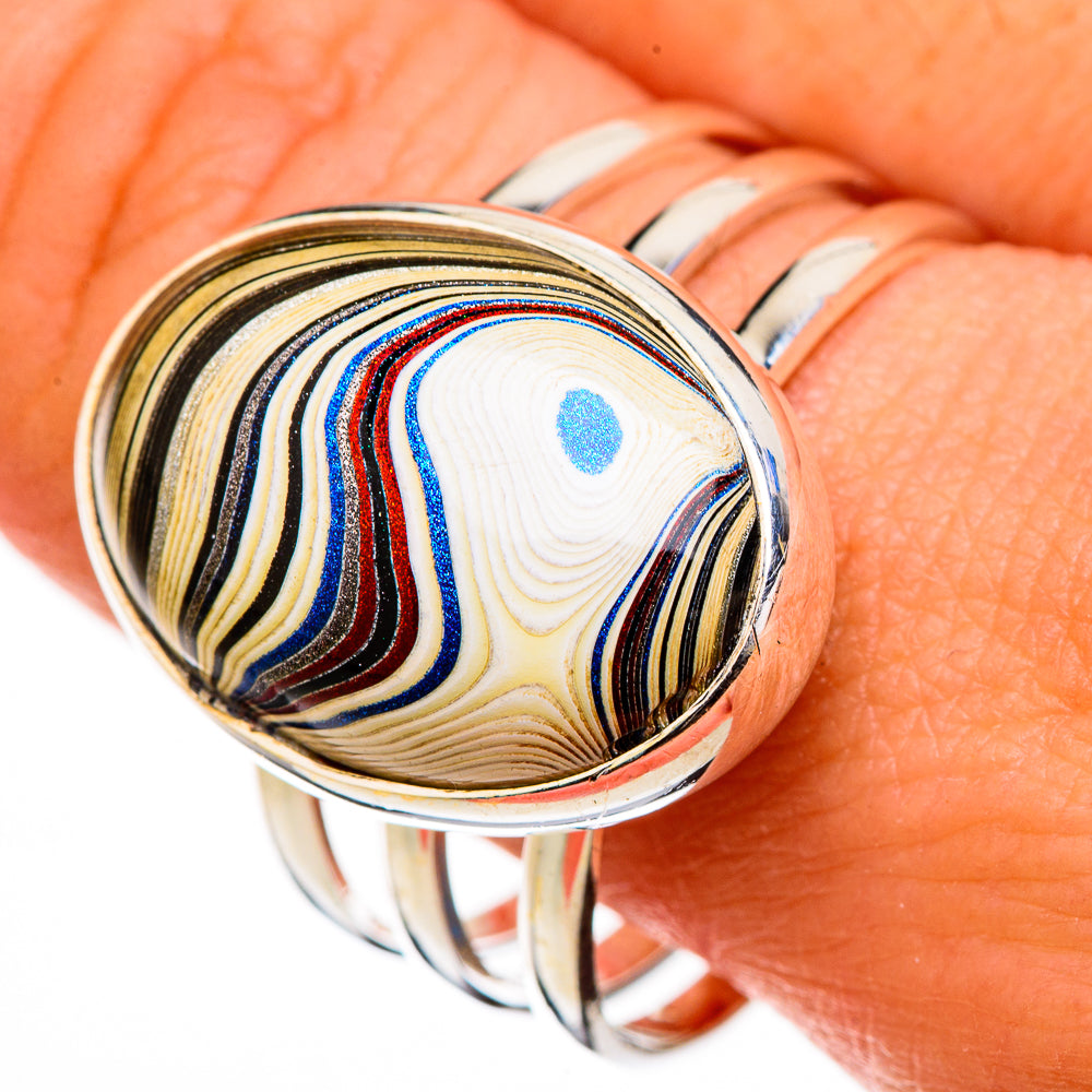 Fordite Rings handcrafted by Anasilvercos - RING126819