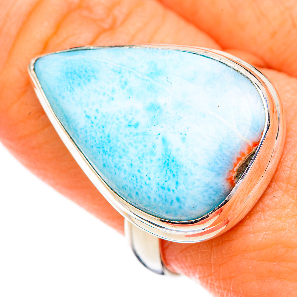 Larimar Rings handcrafted by Anasilvercos - RING126821