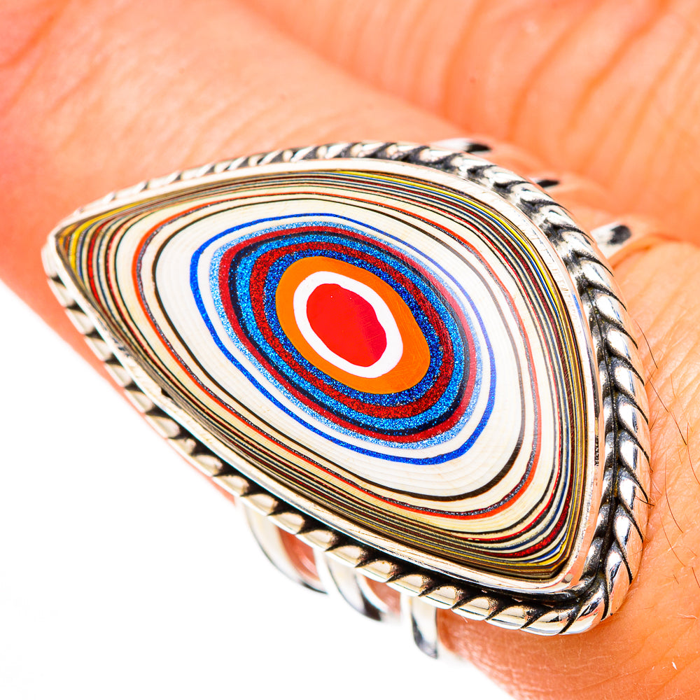 Fordite Rings handcrafted by Anasilvercos - RING126929