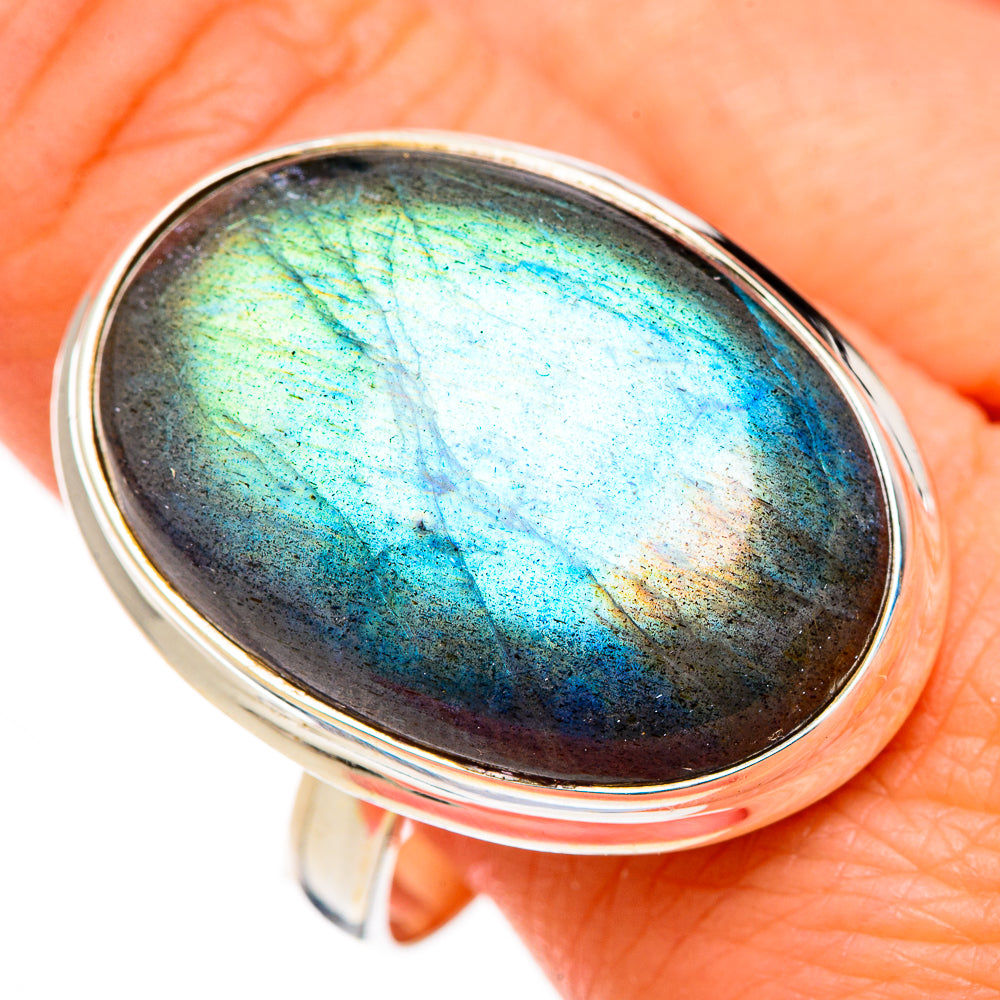 Labradorite Rings handcrafted by Anasilvercos - RING126974