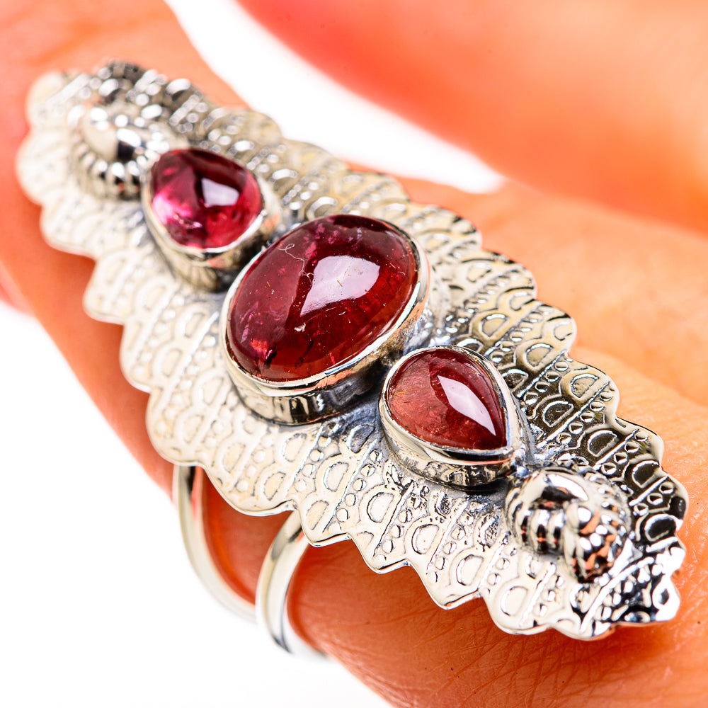 Pink Tourmaline Rings handcrafted by Anasilvercos - RING127170