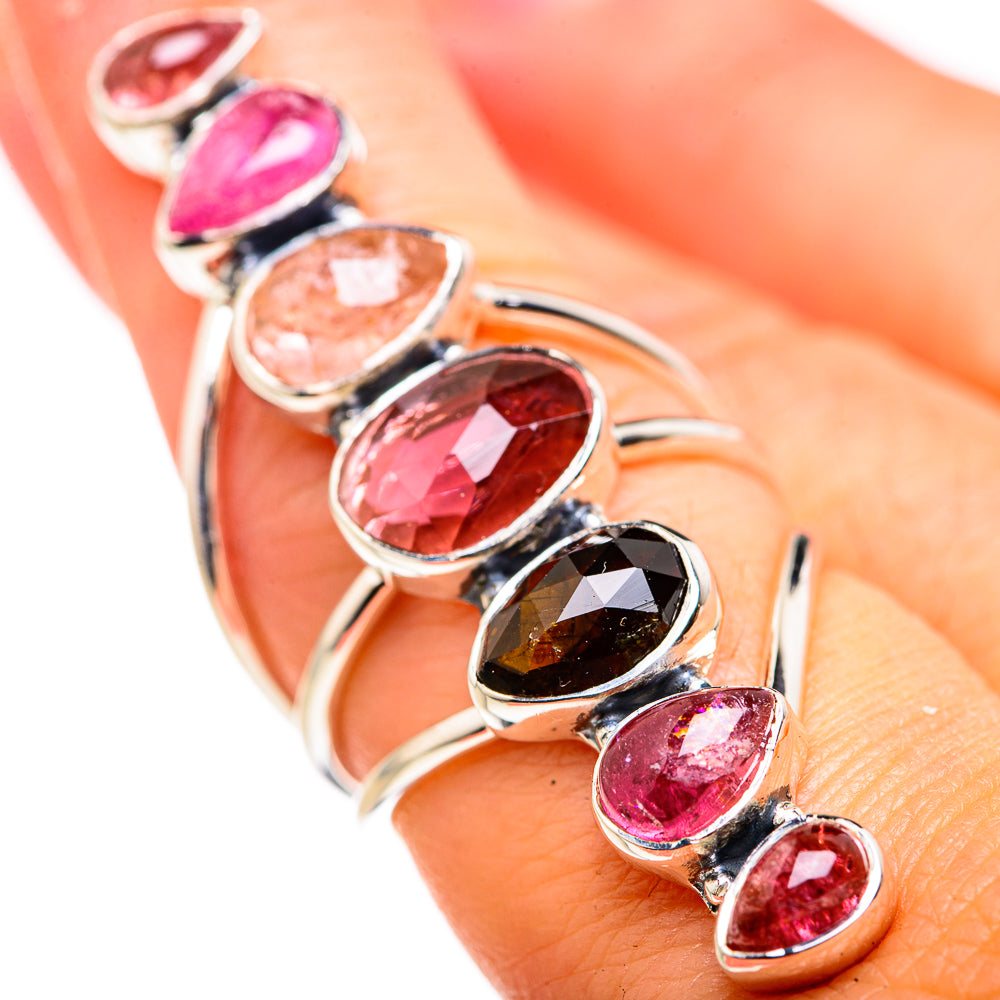 Pink Tourmaline Rings handcrafted by Anasilvercos - RING127200