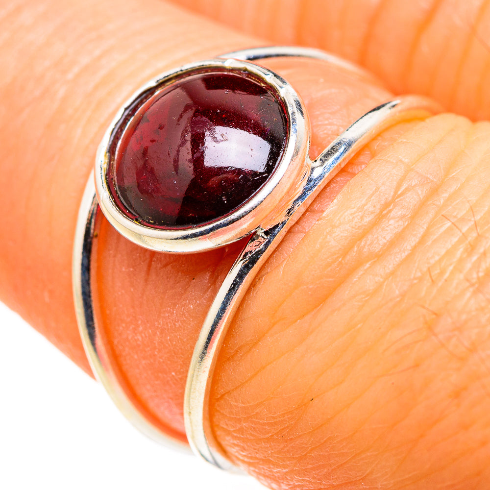 Garnet Rings handcrafted by Anasilvercos - RING127217