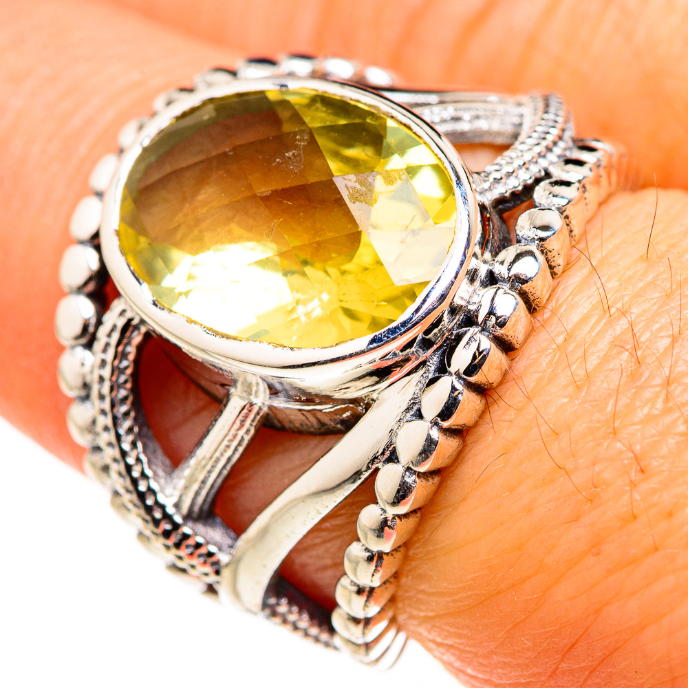 Citrine Rings handcrafted by Anasilvercos - RING127229