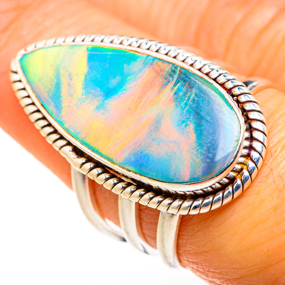 Aura Opal Rings handcrafted by Anasilvercos - RING127288