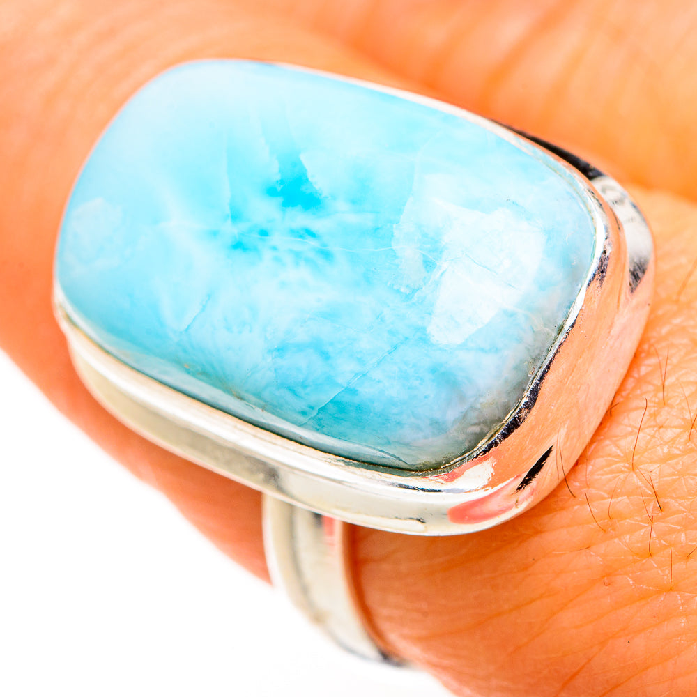 Larimar Rings handcrafted by Anasilvercos - RING127290