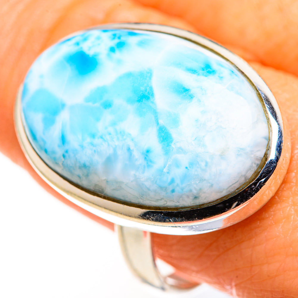 Larimar Rings handcrafted by Anasilvercos - RING127291