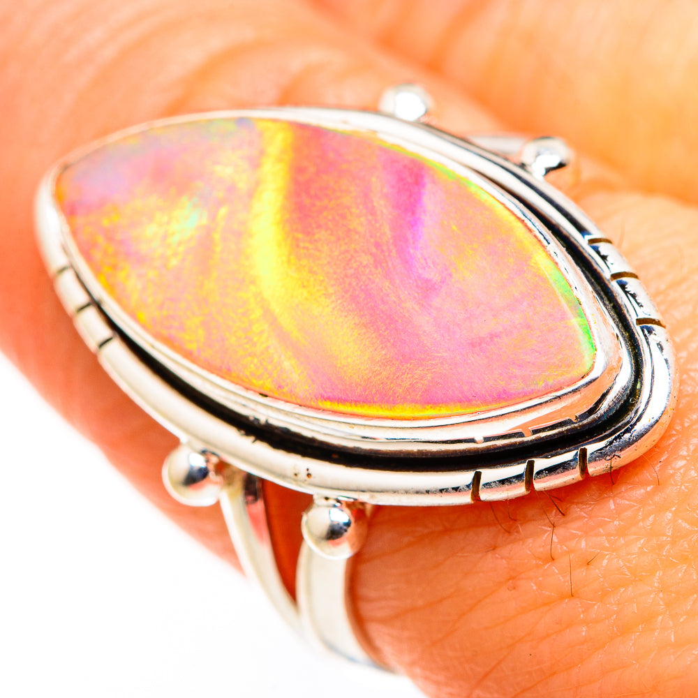 Aura Opal Rings handcrafted by Anasilvercos - RING127305