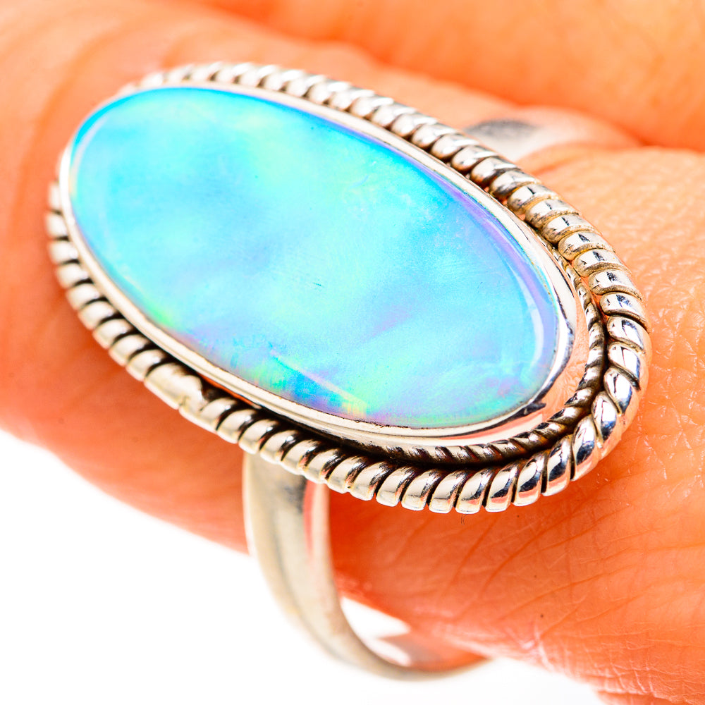 Aura Opal Rings handcrafted by Anasilvercos - RING127307