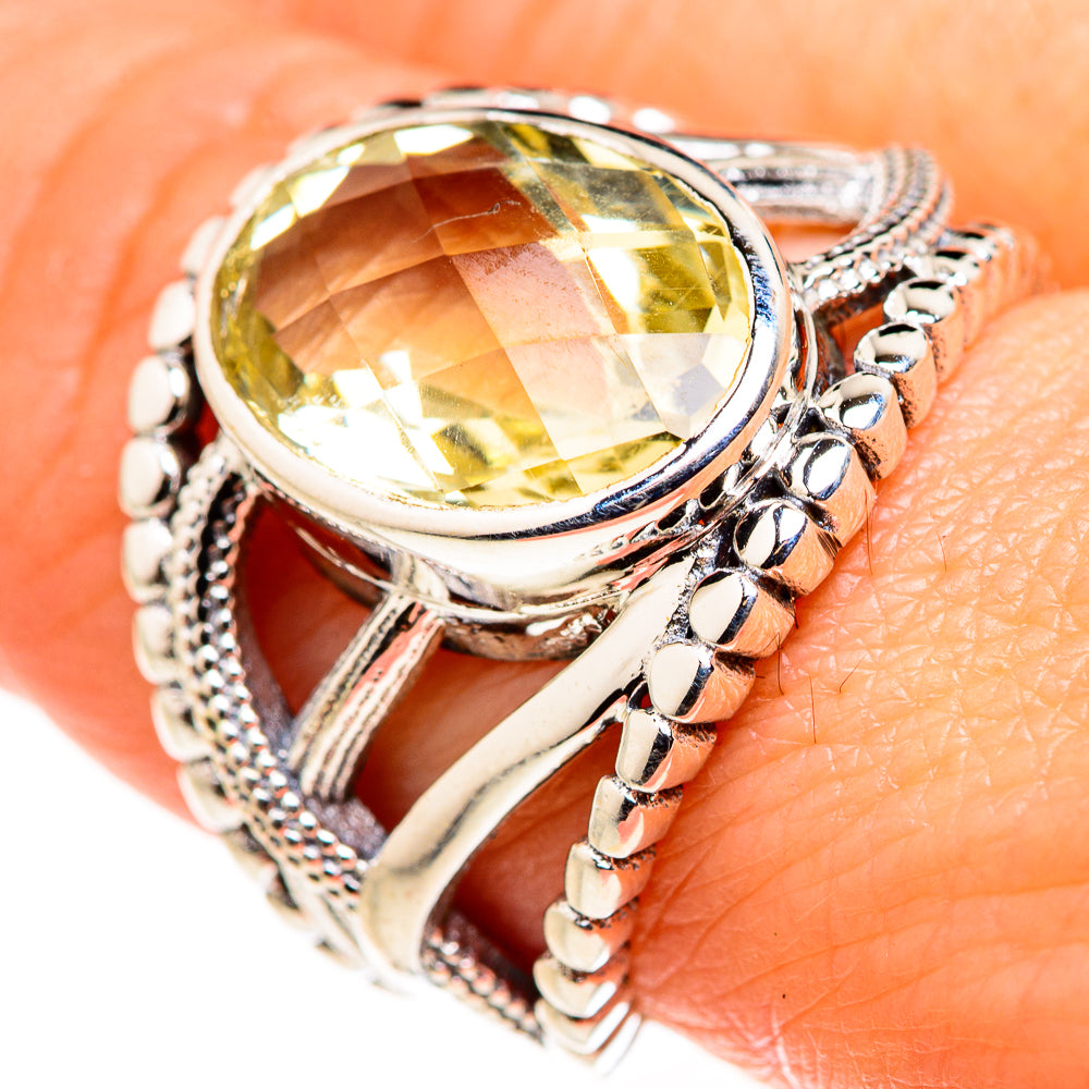 Citrine Rings handcrafted by Anasilvercos - RING127308