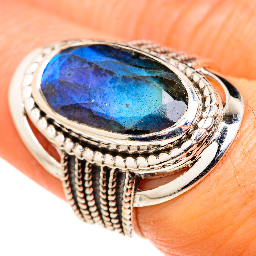 Labradorite Rings handcrafted by Anasilvercos - RING127311