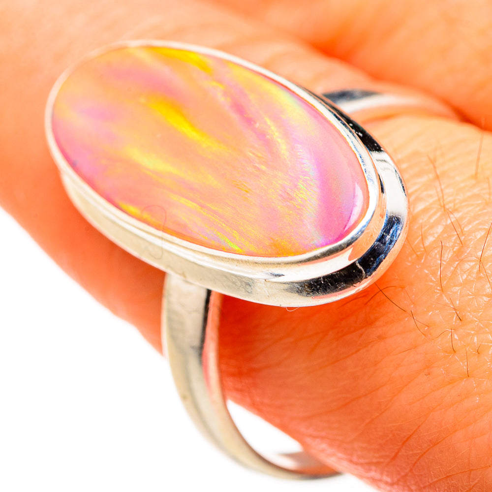 Aura Opal Rings handcrafted by Anasilvercos - RING127324