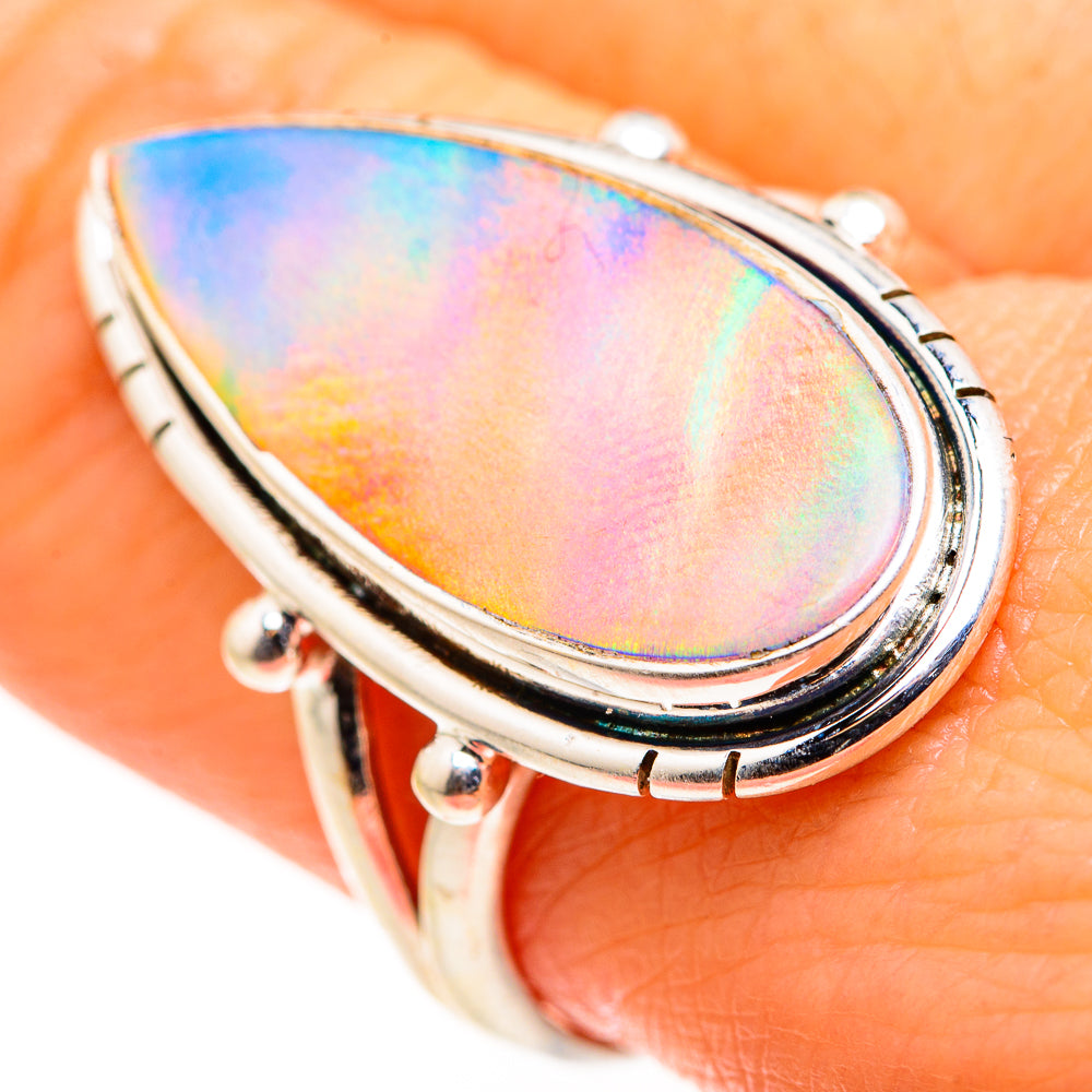 Aura Opal Rings handcrafted by Anasilvercos - RING127325