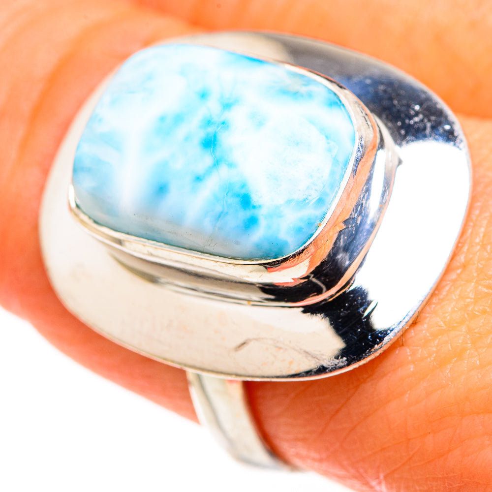 Larimar Rings handcrafted by Anasilvercos - RING127331