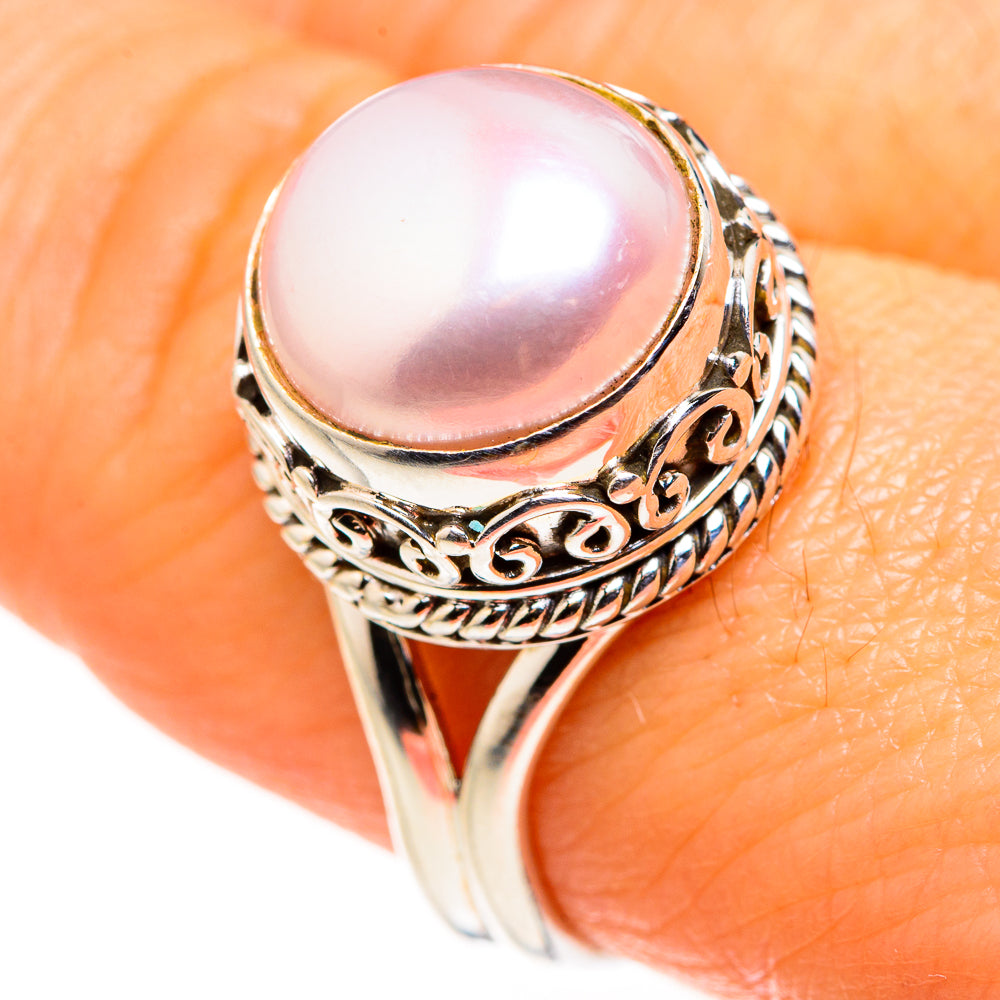 Cultured Pearl Rings handcrafted by Anasilvercos - RING127335