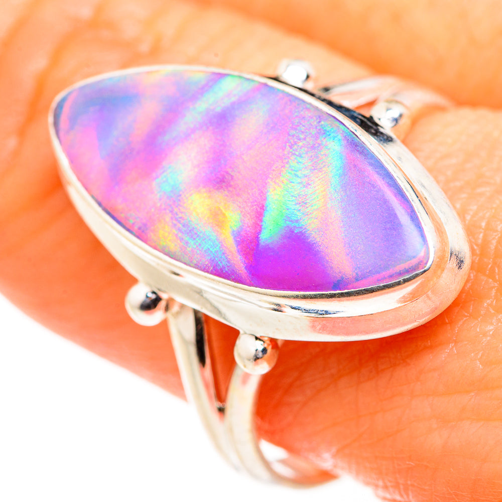 Aura Opal Rings handcrafted by Anasilvercos - RING127338