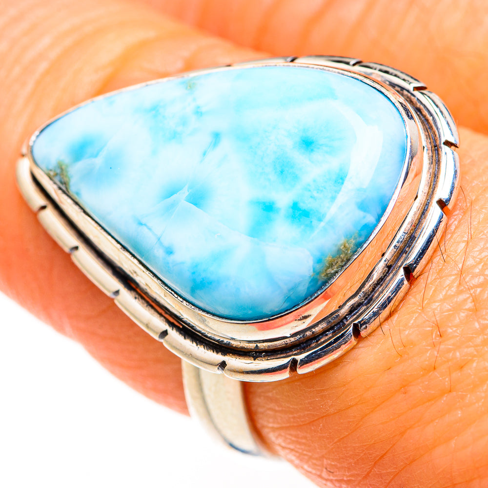 Larimar Rings handcrafted by Anasilvercos - RING127362