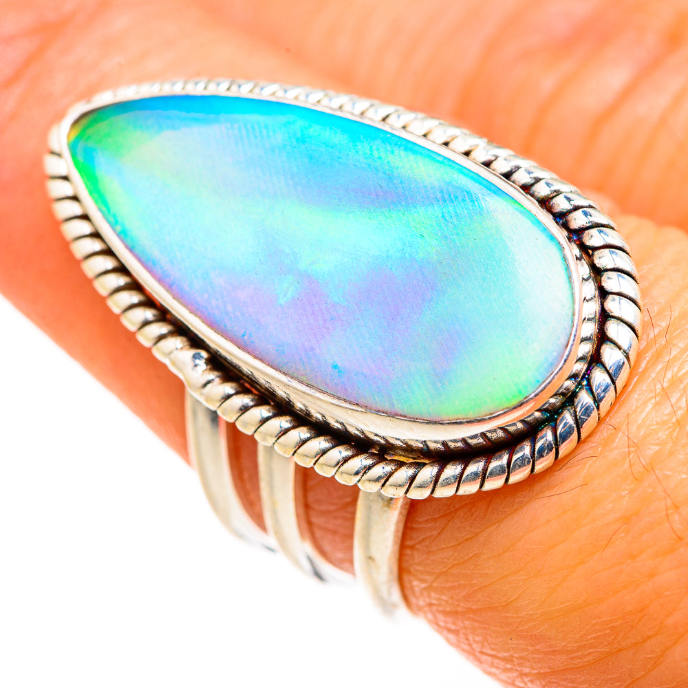 Aura Opal Rings handcrafted by Anasilvercos - RING127371