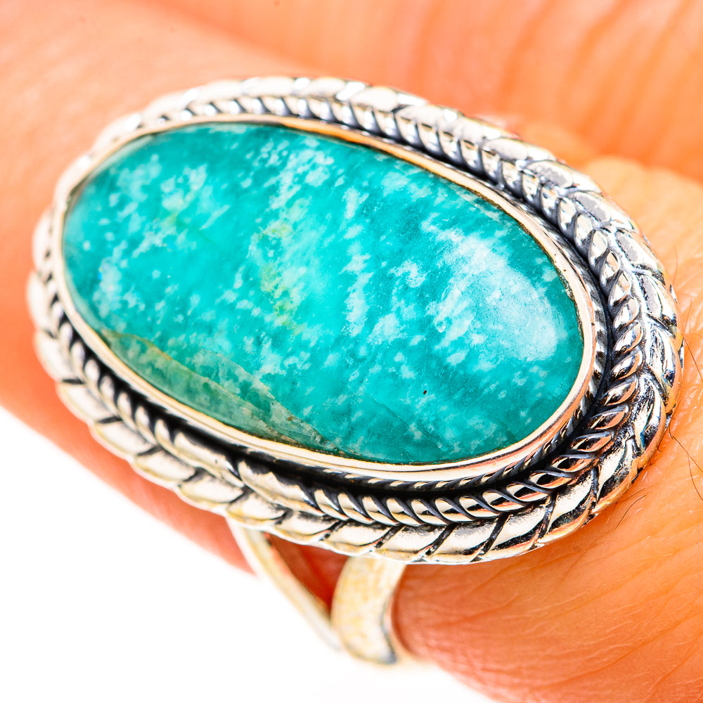 Amazonite Rings handcrafted by Anasilvercos - RING127392