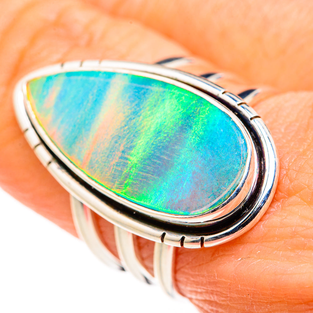 Aura Opal Rings handcrafted by Anasilvercos - RING127396