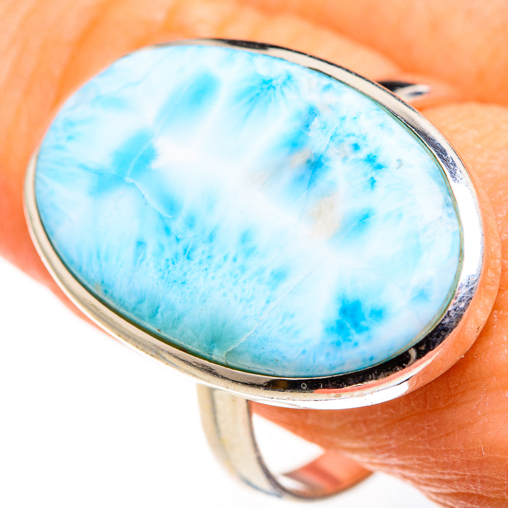 Larimar Rings handcrafted by Anasilvercos - RING127402
