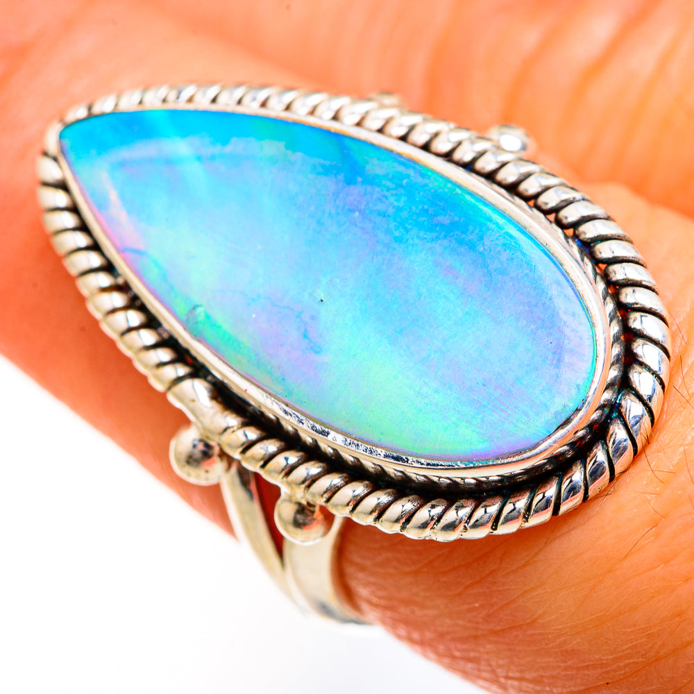 Aura Opal Rings handcrafted by Anasilvercos - RING127441