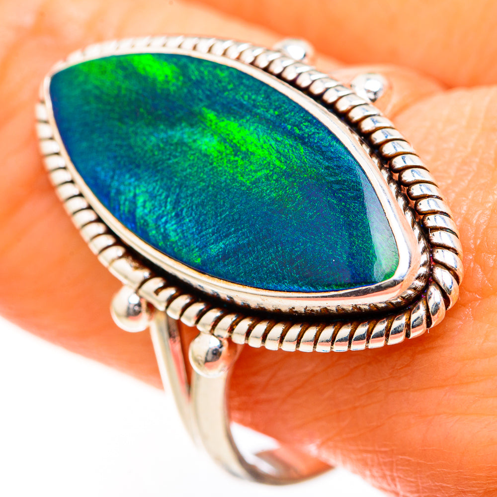 Aura Opal Rings handcrafted by Anasilvercos - RING127442